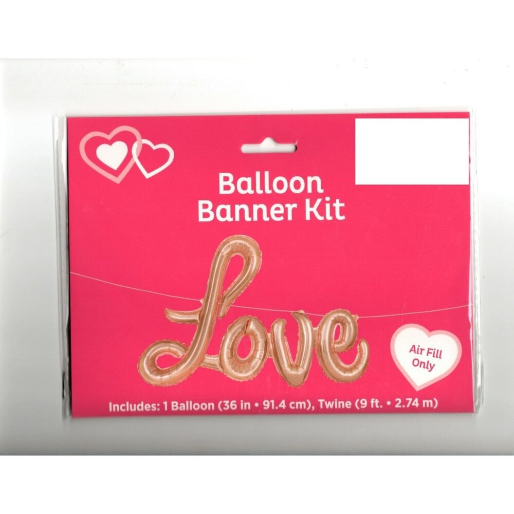 Foil Balloon Banner Kit For Parties & Celebrations